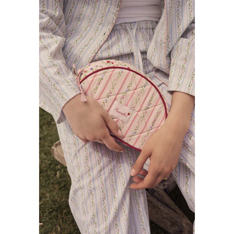 Maanesten - Makeup Bag Medium - Summer Stripes Peach