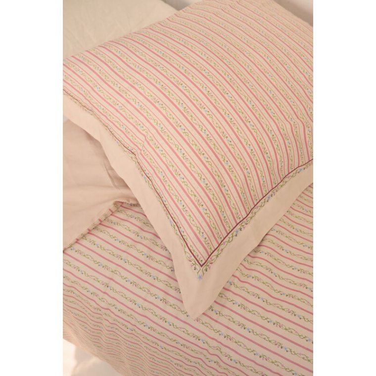 Maanesten - Duvet & Pillowcase set  - Summer Stripe Peach