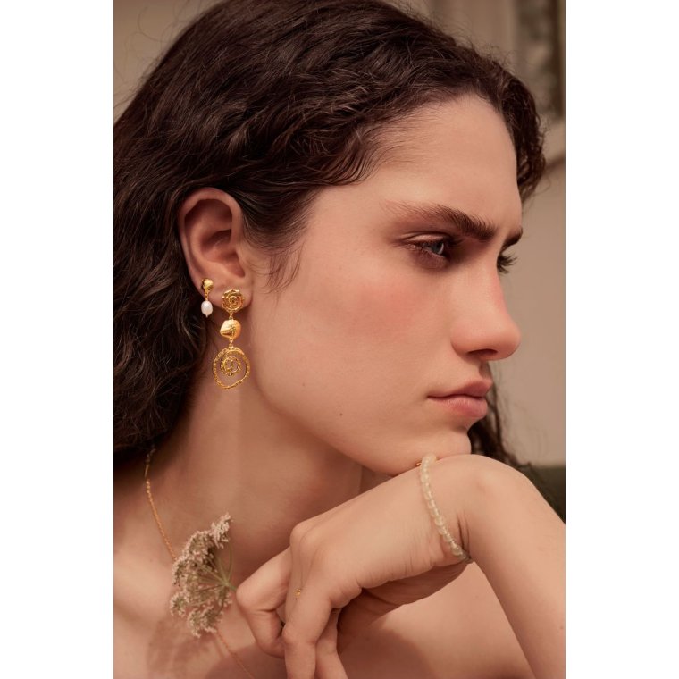 Maanesten - Kioku Earrings - Forgyldt