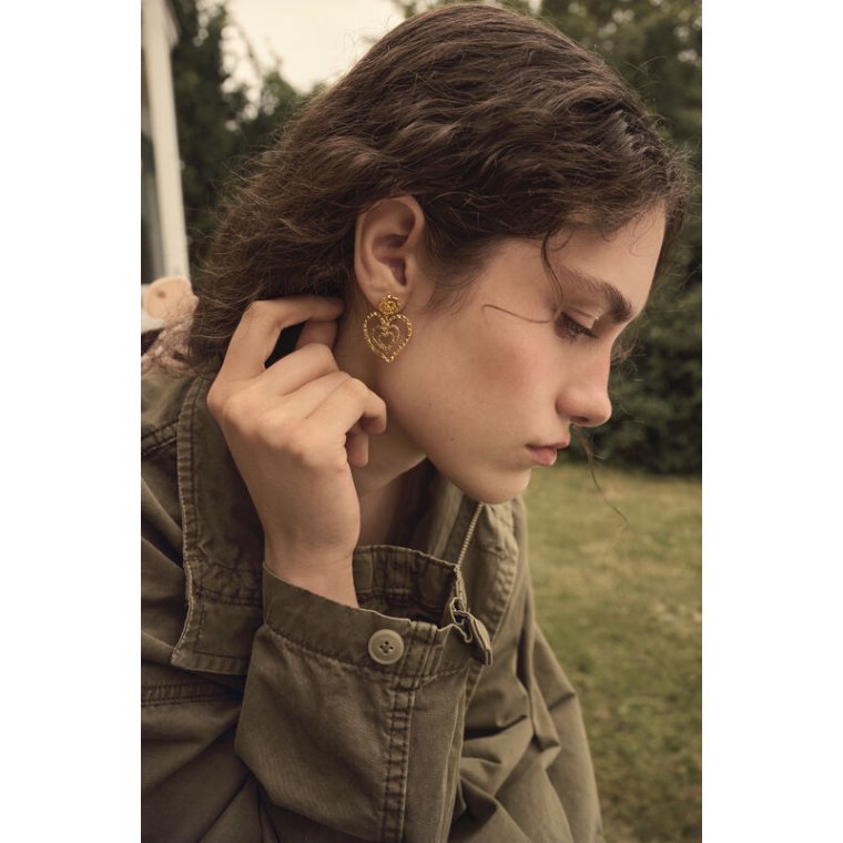 Maanesten - Beate Earring - Forgyldt