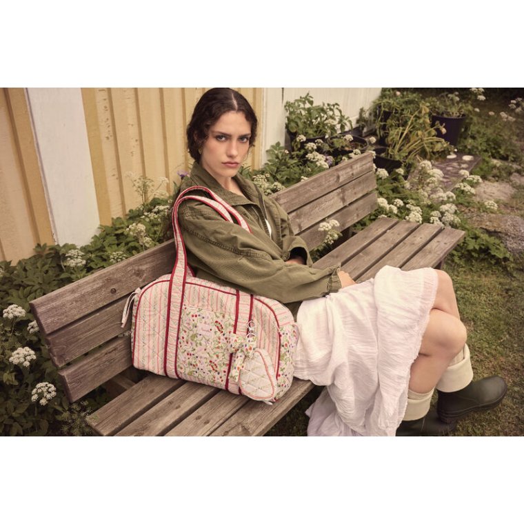 Maanesten - Suvi Quilted Bag - Summer Stripes Peach