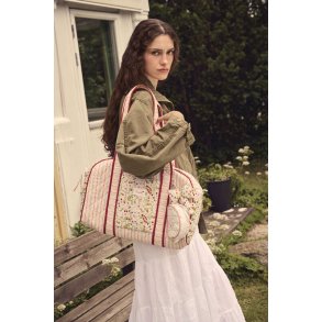 Maanesten - Suvi Quilted Bag - Summer Stripes Peach