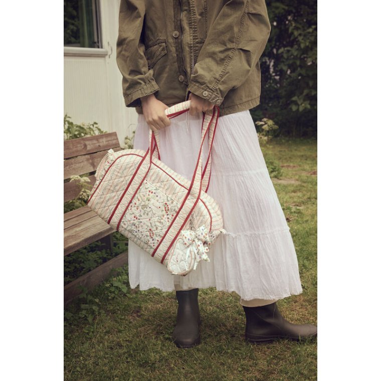 Maanesten - Suvi Quilted Bag - Summer Stripes Peach