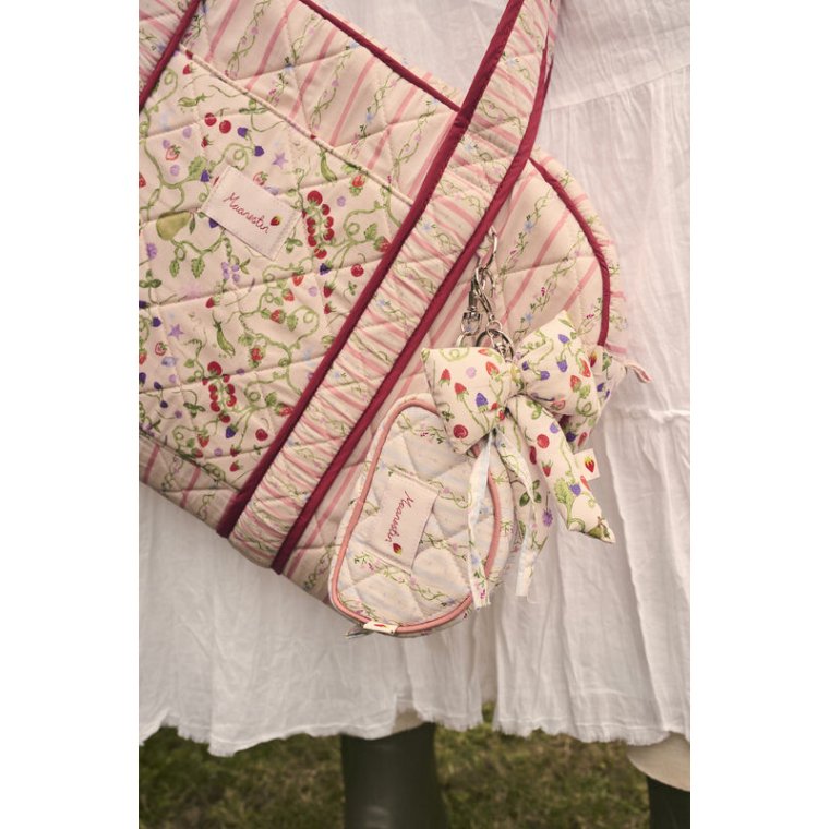 Maanesten - Suvi Quilted Bag - Summer Stripes Peach