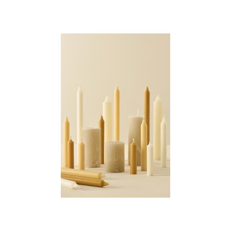 Ib Laursen - Bedelys elfenben rustik - 7 stk.