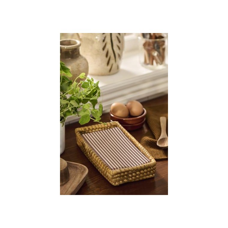 IB LAURSEN - Serviet m/brune striber 16 stk pr pakke		