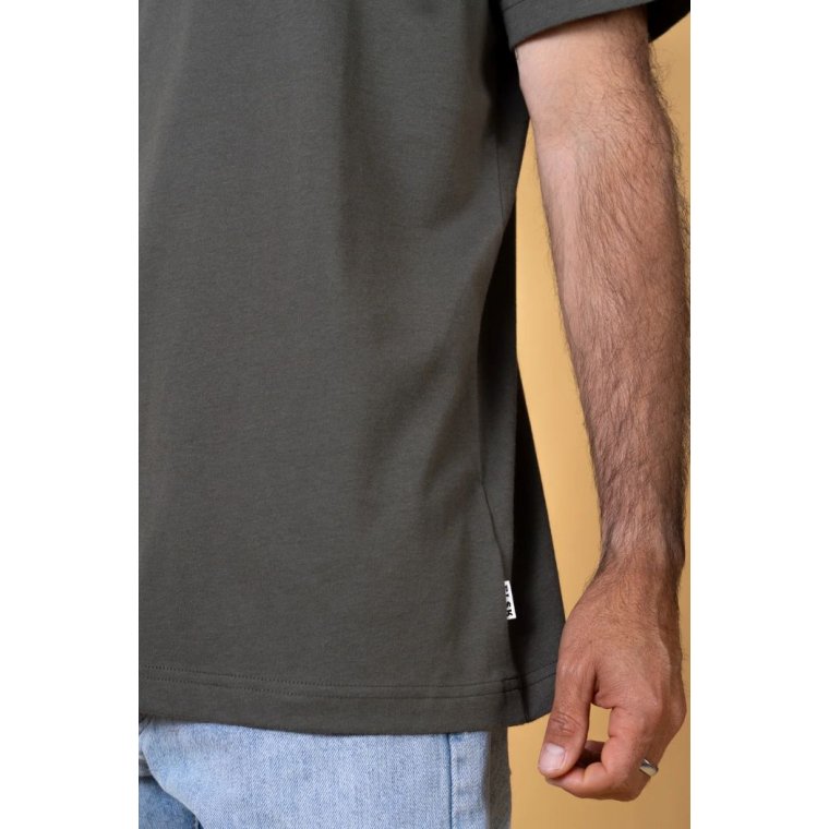 ELSK - EARTH KARMA BRUSHED T-SHIRT - 222 GRANITE GREEN -  - UNISEX