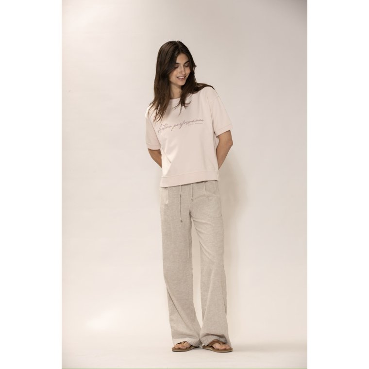 Blue - Jade Blouse - Soft Rose