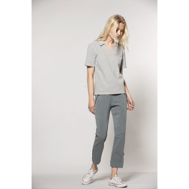 Blue - Jade anckle cut Pants - Silver Pine