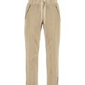 Blue - Jade anckle cut Pants - Light Camel