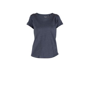 Blue - Lotta linen Tee - Dusty Navy