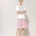 Blue - Anemone linen Skirt - Soft Pink melange
