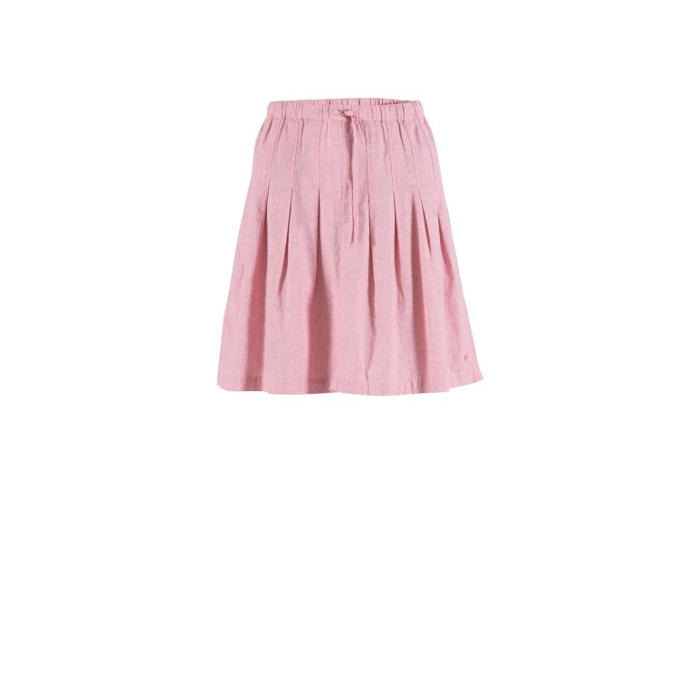 Blue - Anemone linen Skirt - Soft Pink melange
