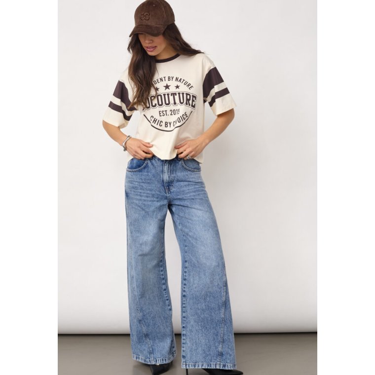 Co`couture - ConfidentCC Box Tee - Chocolate Plum
