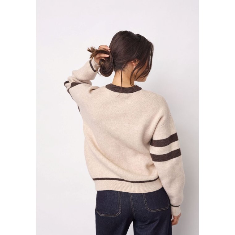 Co`couture - RowCC Coco Logo Knit - Creme