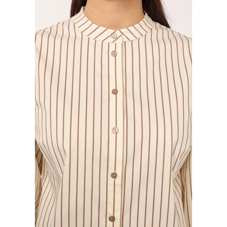 Co`couture - SigridCC Stripe Shirt - Bone