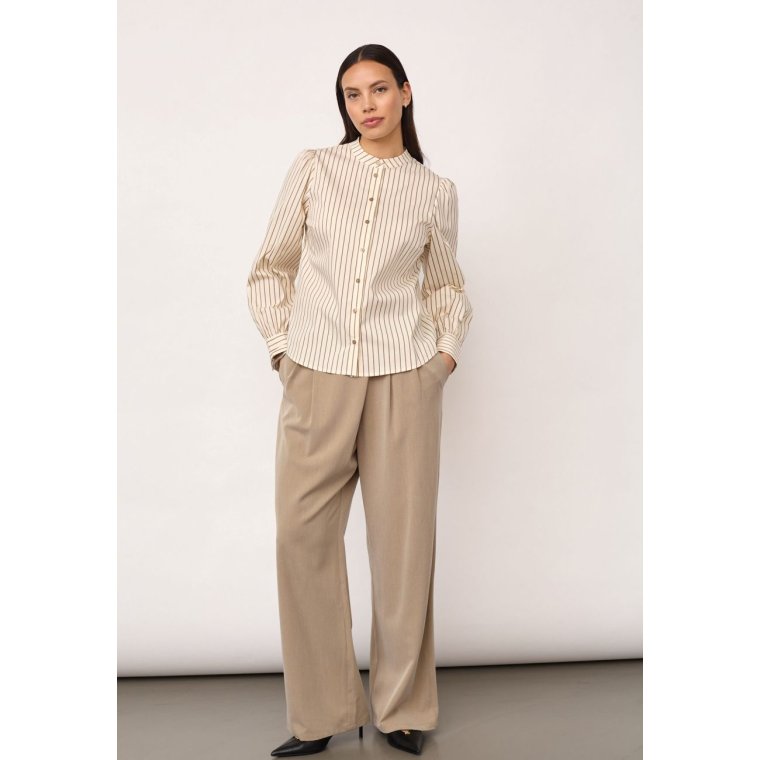 Co`couture - SigridCC Stripe Shirt - Bone