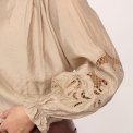 Co`couture - DelinCC Balloon Emb Shirt - Mink