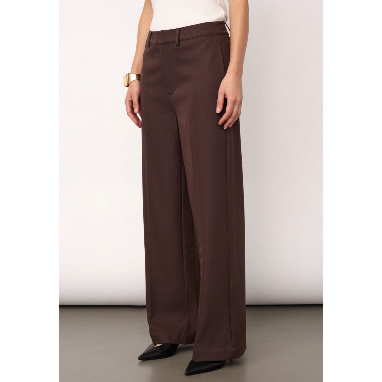 Co`couture - LunaCC Wide Pant - Dark Brown
