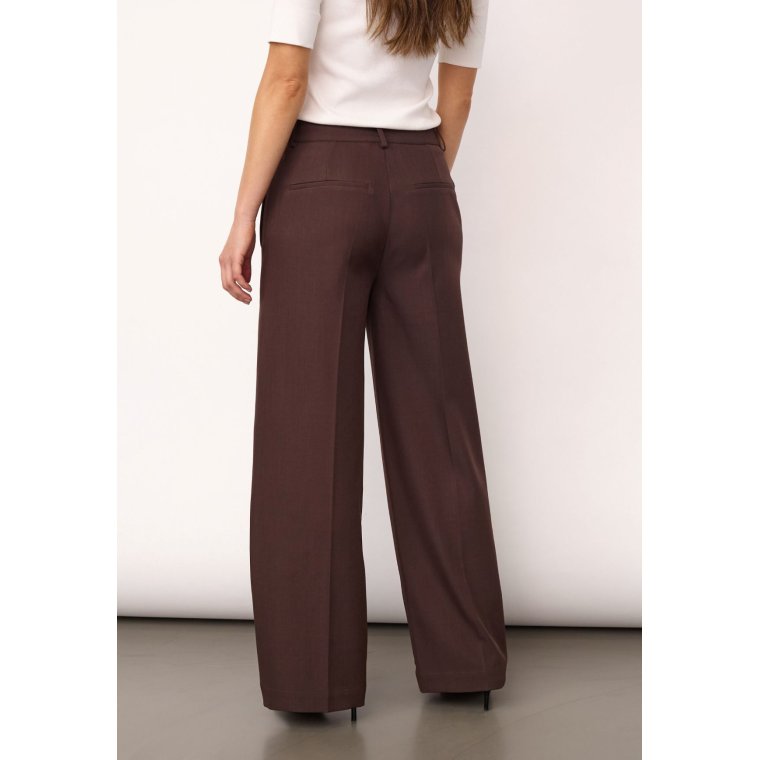 Co`couture - LunaCC Wide Pant - Dark Brown