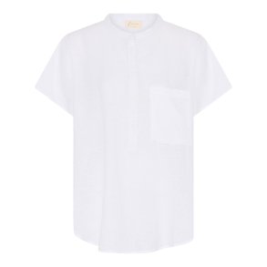 FRAU - Colombo linen top - Bright White