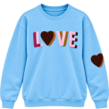 LULU�S LOVE - Love sweatshirt multi double - Cool Blue