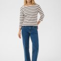 Part Two - NelaPW Tshirt - Dark Navy Stripe