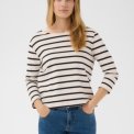 Part Two - NelaPW Tshirt - Dark Navy Stripe