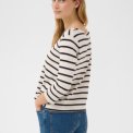 Part Two - NelaPW Tshirt - Dark Navy Stripe