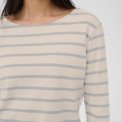 Part Two - NelaPW Tshirt - Eggnog/Grey Stripe