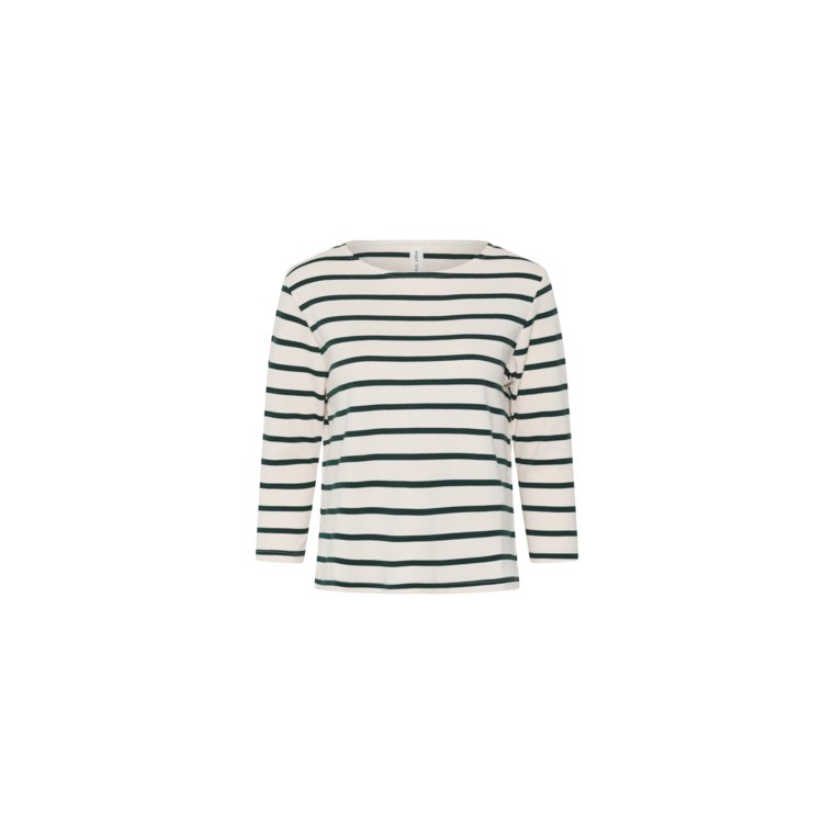 Part Two - NelaPW Tshirt - Green Gables Stripe