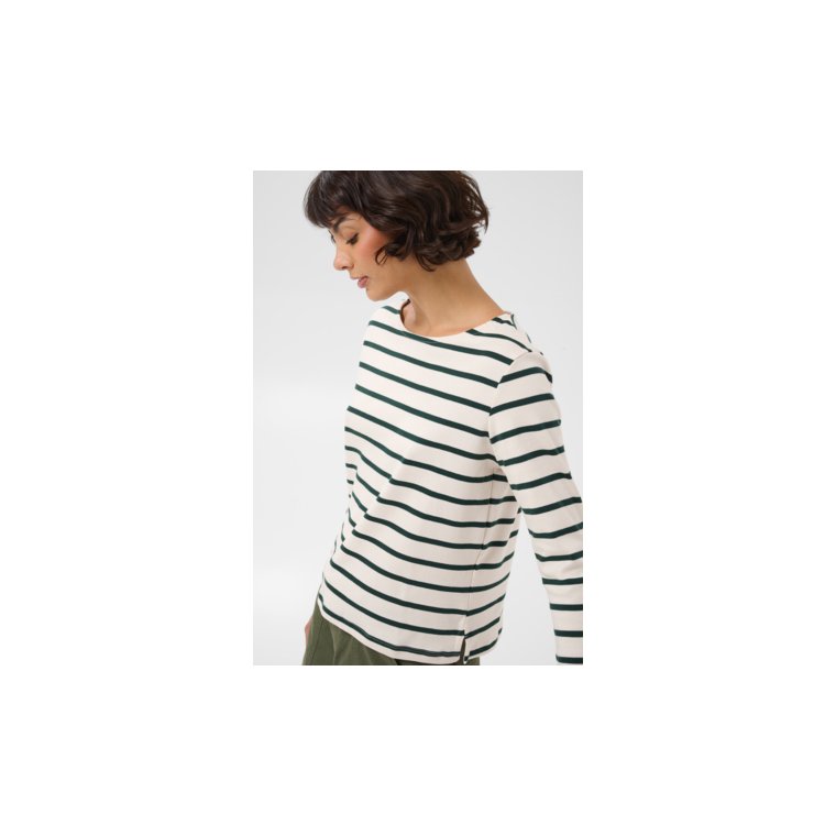 Part Two - NelaPW Tshirt - Green Gables Stripe