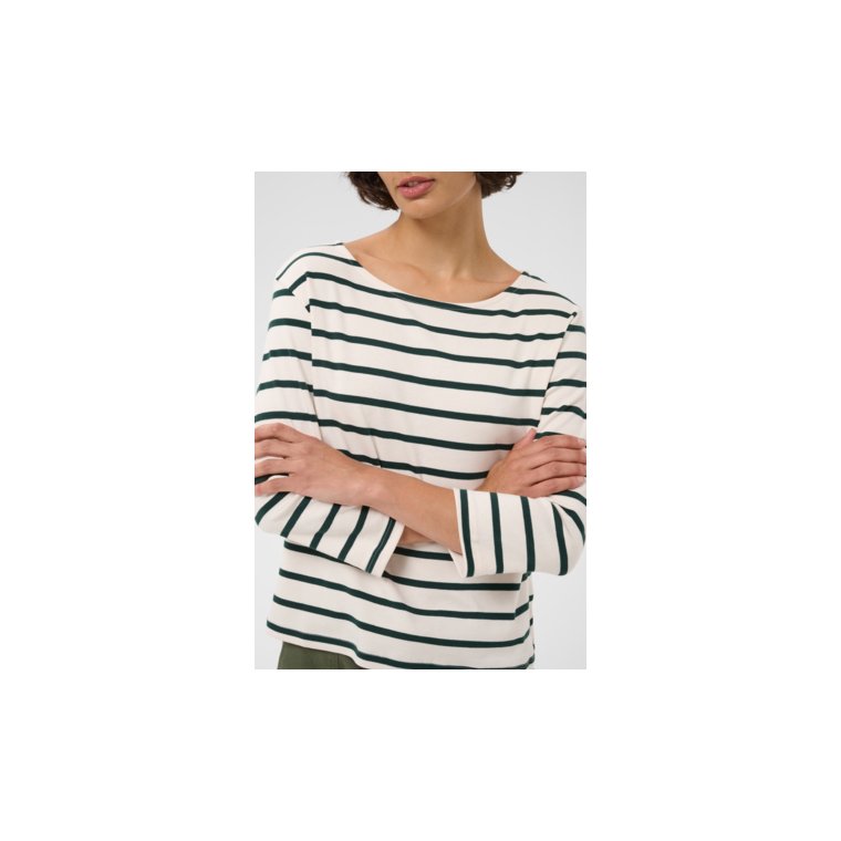Part Two - NelaPW Tshirt - Green Gables Stripe