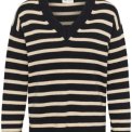 Part Two - CharlinPW Pullover - Dark Navy Stripe