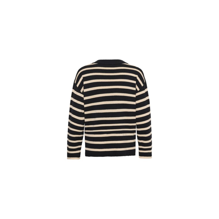 Part Two - CharlinPW Pullover - Dark Navy Stripe