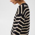 Part Two - CharlinPW Pullover - Dark Navy Stripe