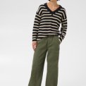 Part Two - CharlinPW Pullover - Dark Navy Stripe