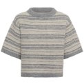Part Two - CerysPW Pullover - Grey/French Oak Stripe