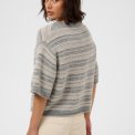 Part Two - CerysPW Pullover - Grey/French Oak Stripe
