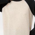 Part Two - CleoPW Pullover - Oatmeal/Navy Colorblock