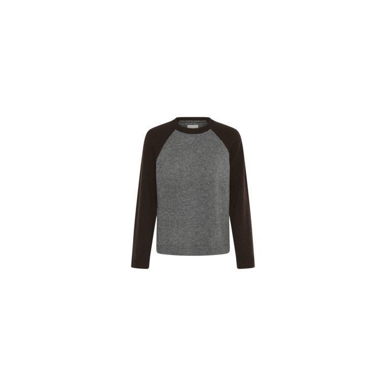 Part Two - CleoPW Pullover - Grey/Mole Colorblock