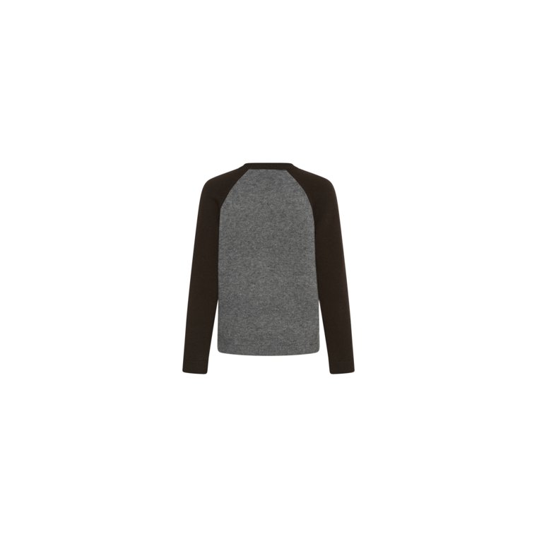Part Two - CleoPW Pullover - Grey/Mole Colorblock