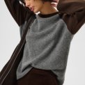 Part Two - CleoPW Pullover - Grey/Mole Colorblock