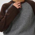 Part Two - CleoPW Pullover - Grey/Mole Colorblock