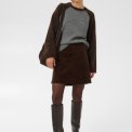 Part Two - CleoPW Pullover - Grey/Mole Colorblock