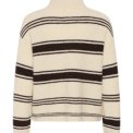 Part Two - CamiriaPW Pullover - Off White w. Brown Stripes