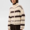Part Two - CamiriaPW Pullover - Off White w. Brown Stripes