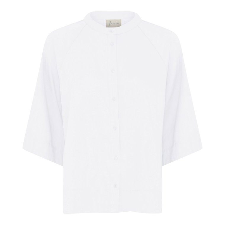FRAU - Abu Dhabi hr skjorte - Bright White	