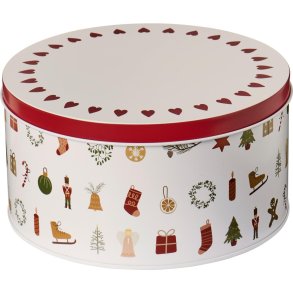 IB LAURSEN - Kagedse m/juleikoner My Nostalgic Christmas rund