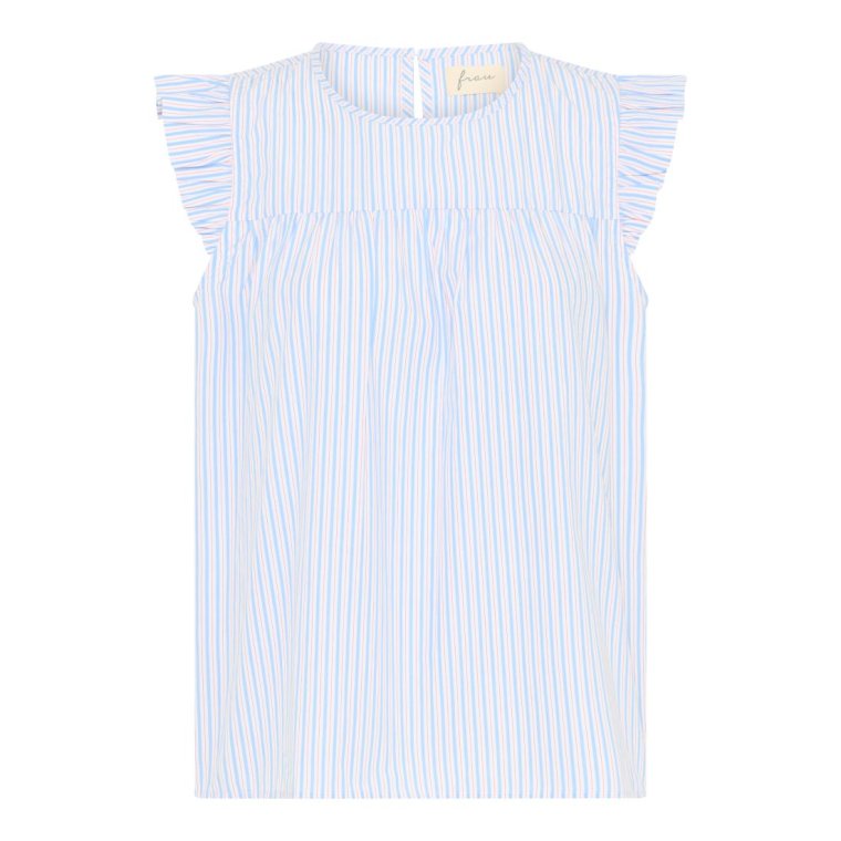 FRAU - Stockholm top BC - Blue Cameo Stripe